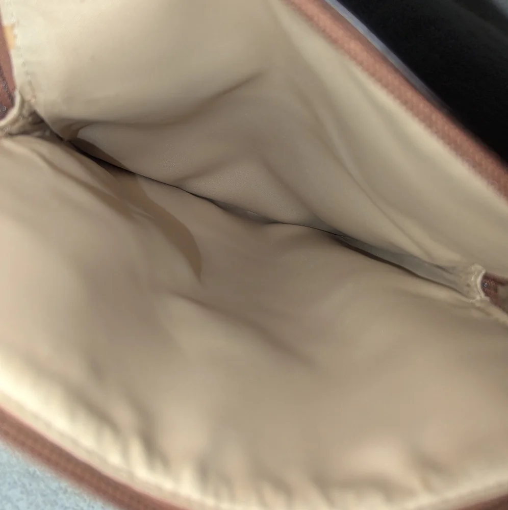 Vintage Coach Brown Leather Laptop Bag